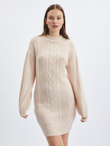 Orsay Rochie pulover damă bej ORSAY