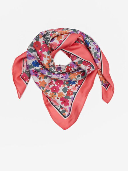 Orsay Eșarfă din satin floral de damă de culoare corai ORSAY