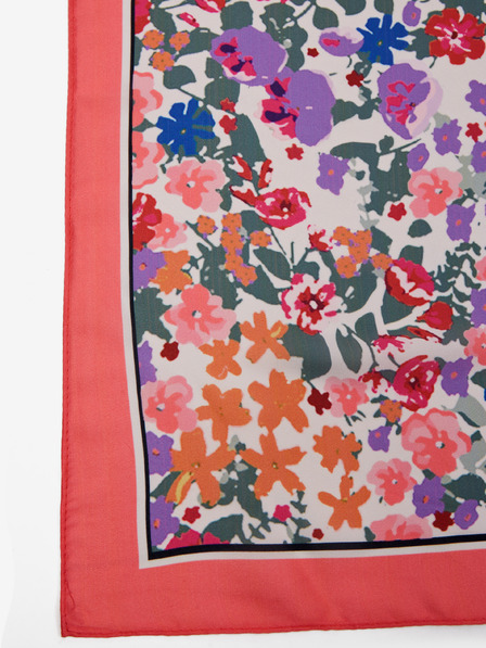 Orsay Eșarfă din satin floral de damă de culoare corai ORSAY