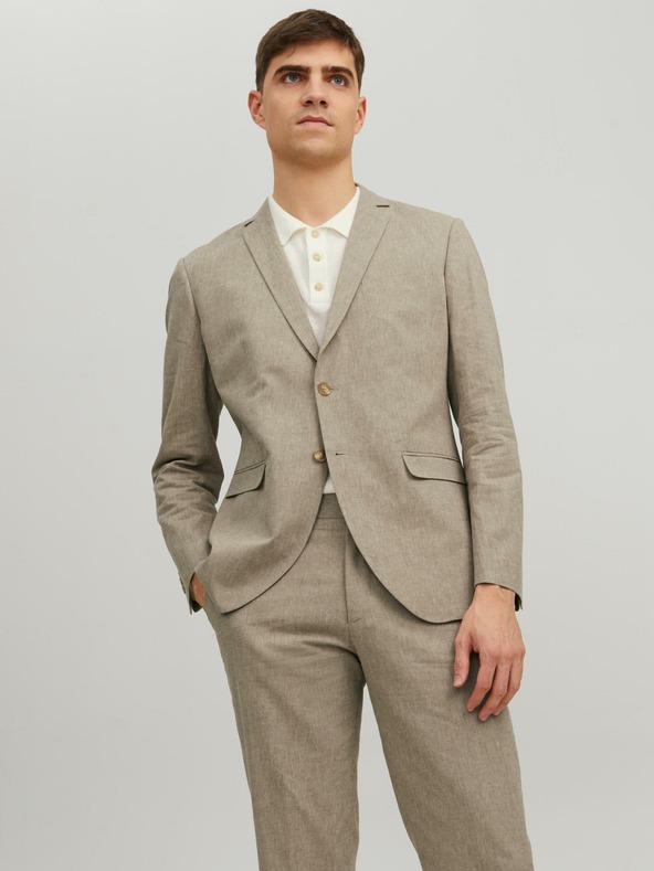Jack & Jones Blazer din in bej pentru bărbați Jack & Jones Riviera
