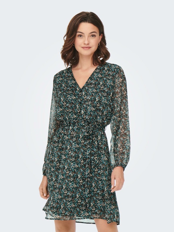 ONLY Rochie verde cu flori pentru femei ONLY Cera