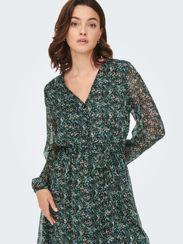 ONLY Rochie verde cu flori pentru femei ONLY Cera