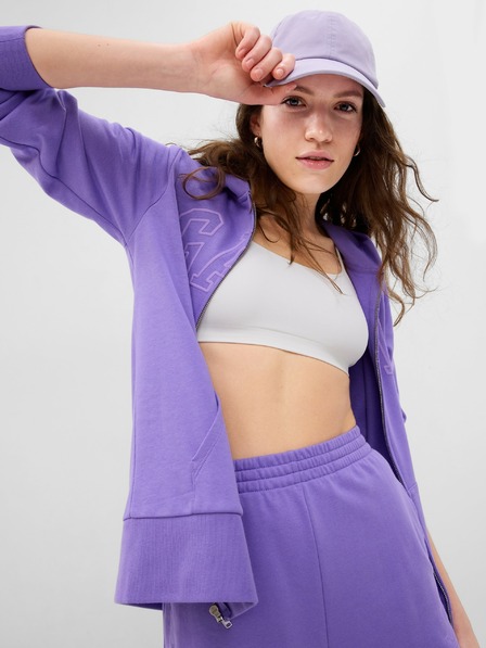 GAP Hanorac vintage soft cu logo și fermoar GAP
