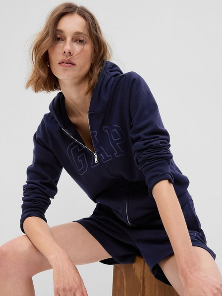 GAP Hanorac vintage soft cu logo și fermoar GAP