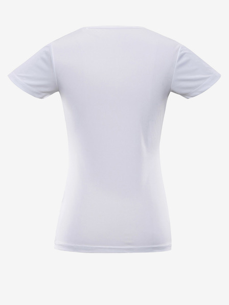 ALPINE PRO Tricou alb pentru femei ALPINE PRO QUATRA