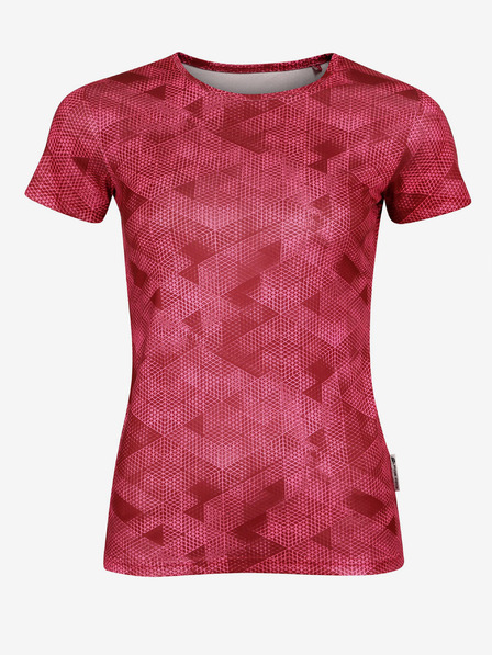 ALPINE PRO Tricou roșu pentru femei ALPINE PRO QUATRA