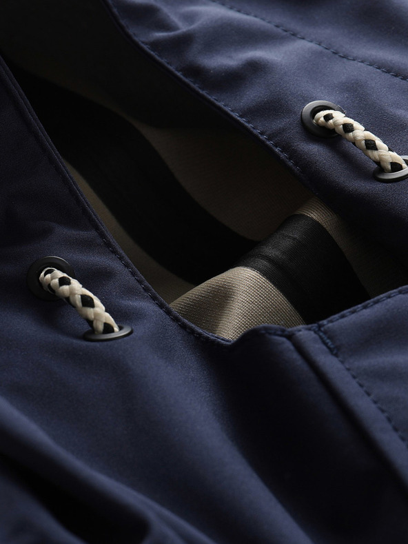 ALPINE PRO Palton impermeabil albastru închis pentru femei ALPINE PRO PERFETA