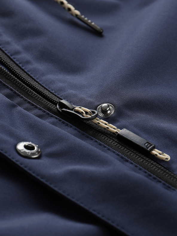 ALPINE PRO Palton impermeabil albastru închis pentru femei ALPINE PRO PERFETA