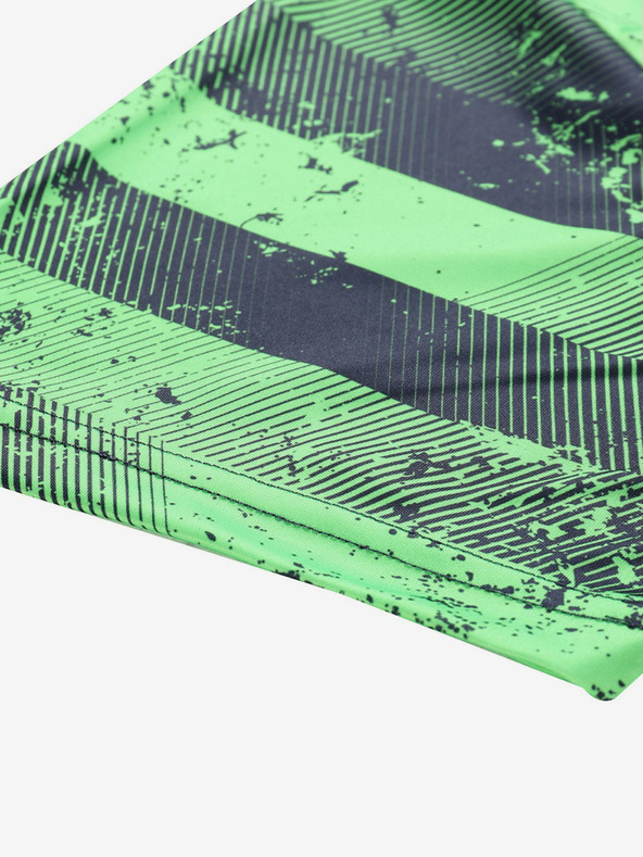 ALPINE PRO Tricou funcțional cu model verde pentru bărbați ALPINE PRO QUATR