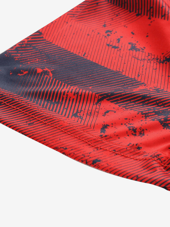 ALPINE PRO Tricou funcțional cu model roșu pentru bărbați ALPINE PRO QUATR