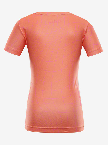ALPINE PRO Tricou portocaliu cu uscare rapidă pentru copii ALPINE PRO BASIKO