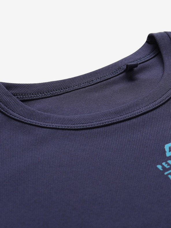 ALPINE PRO Tricou albastru închis pentru copii cu uscare rapidă ALPINE PRO BASIKO