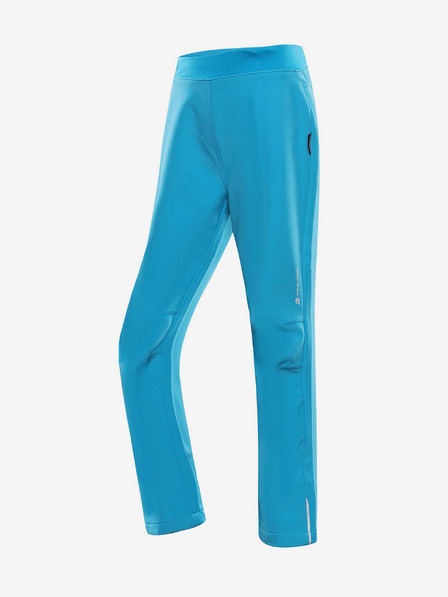 ALPINE PRO Pantaloni softshell albaștri pentru copii ALPINE PRO SMOOTO