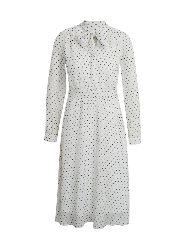 Orsay Rochie crem cu buline pentru femei ORSAY