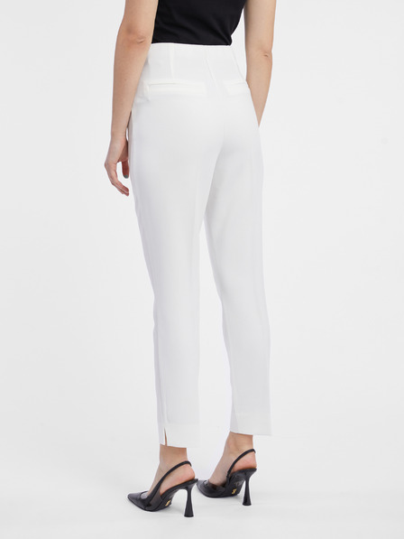 Orsay Pantaloni de damă albi ORSAY