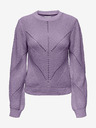 ONLY Pulover cu model violet pentru femei ONLY Ella