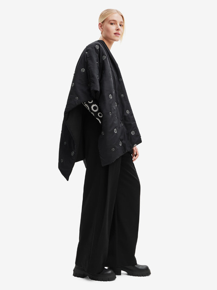 Desigual Negru Desigual pentru femei Mini Atre Elbrus Poncho de iarnă