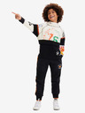 Desigual Hanorac băieți negru și crem Desigual Renne