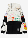 Desigual Hanorac băieți negru și crem Desigual Renne