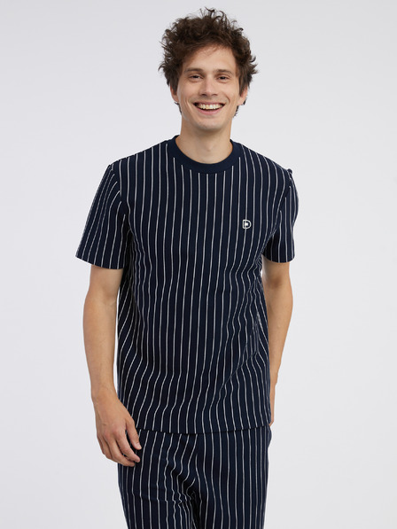Tom Tailor Denim Tricou cu dungi albastru închis pentru bărbați Tom Tailor Denim