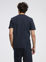 Tom Tailor Denim Tricou cu dungi albastru închis pentru bărbați Tom Tailor Denim