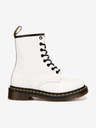 Dr. Martens Botine din piele pentru femei albe Dr. Martens 1460