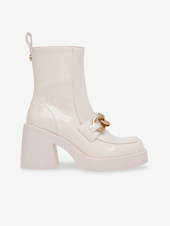 Steve Madden Cream Glitter Botine Steve Madden Blooms