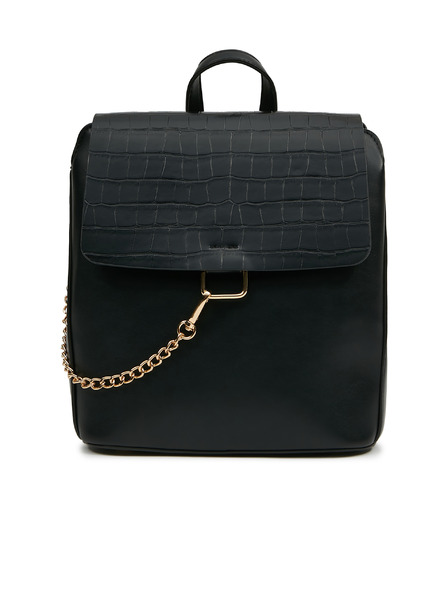 Orsay Rucsac negru pentru femei cu model crocodil ORSAY