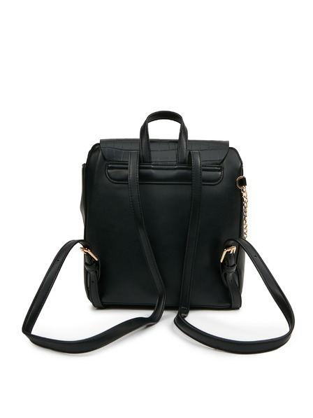 Orsay Rucsac negru pentru femei cu model crocodil ORSAY