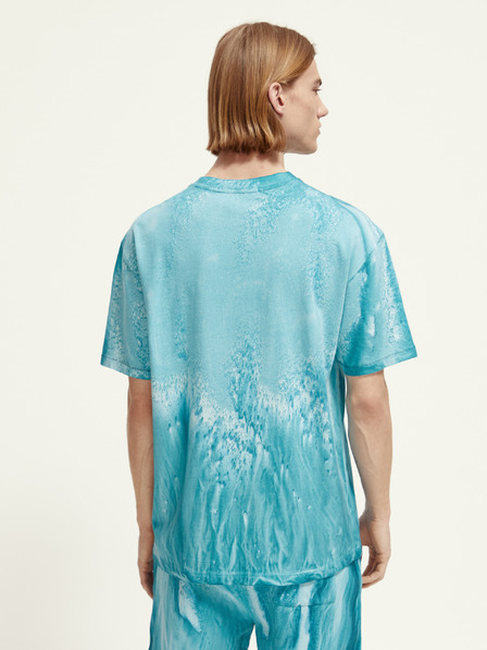 Scotch & Soda Cămașă cu model turcoaz pentru bărbați Scotch & Soda