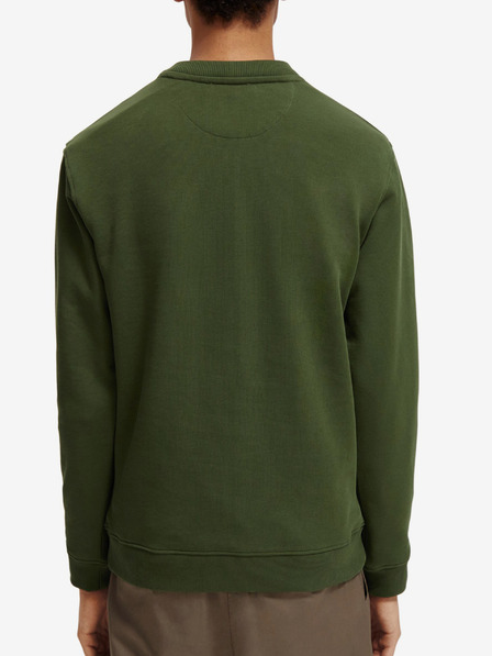 Scotch & Soda Hanorac Scotch & Soda Essentials verde închis pentru bărbați