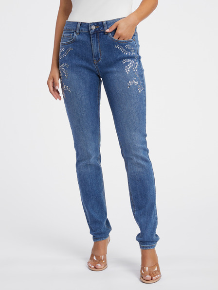 Orsay Blugi slim fit albastru pentru femei ORSAY