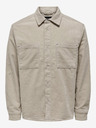 ONLY & SONS Top din catifea pentru bărbați ONLY & SONS Track Beige