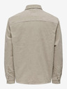 ONLY & SONS Top din catifea pentru bărbați ONLY & SONS Track Beige