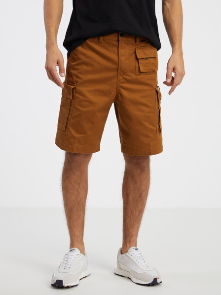 Diesel Pantaloni scurți cu buzunare pentru bărbați de culoare maro Diesel