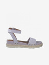 Tamaris Purple deschis Sandale din piele pentru femei Tamaris