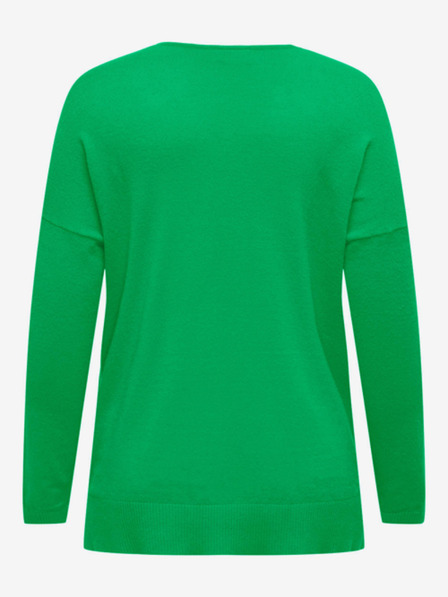 ONLY CARMAKOMA Pulover ușor verde pentru femei ONLY CARMAKOMA Ibi