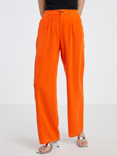 ONLY Pantaloni portocalii pentru femei ONLY Aris