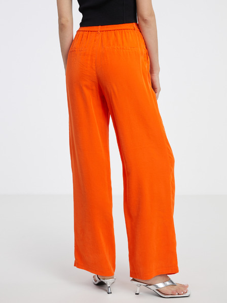 ONLY Pantaloni portocalii pentru femei ONLY Aris