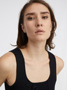 Noisy May Tricou crop top negru pentru femei din amestec de lână Noisy May Haisley
