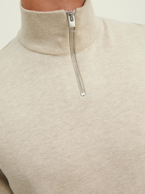 Jack & Jones Pulover Jack & Jones Emil bej pentru bărbați