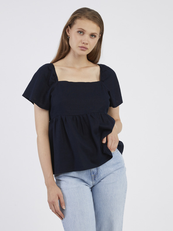 Jacqueline de Yong Top din lenjerie pentru femei Dark Blue JDY Say