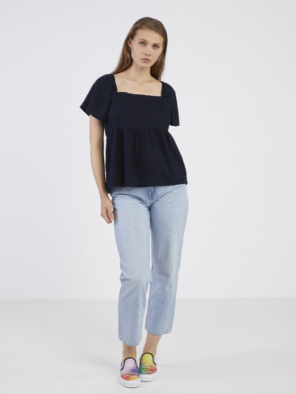 Jacqueline de Yong Top din lenjerie pentru femei Dark Blue JDY Say