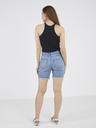 Noisy May Pantaloni scurți din denim albaștri pentru femei Noisy May Smiley