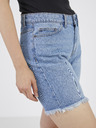 Noisy May Pantaloni scurți din denim albaștri pentru femei Noisy May Smiley