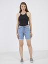 Noisy May Pantaloni scurți din denim albaștri pentru femei Noisy May Smiley