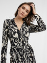 Jacqueline de Yong Rochie wrap midi pentru femei JDY Piper crem și neagră
