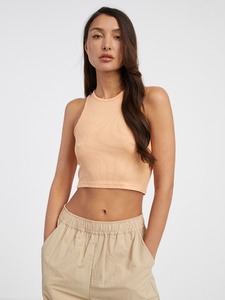 ONLY Rochie portocalie pentru femei, crop top, tank top ONLY Belia