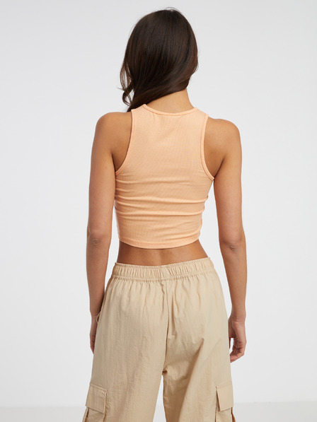 ONLY Rochie portocalie pentru femei, crop top, tank top ONLY Belia