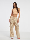 ONLY Rochie portocalie pentru femei, crop top, tank top ONLY Belia